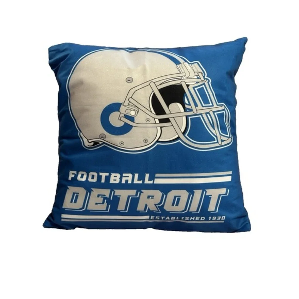 NEW novelty throw pillow 18x18 inches pillowcase &‎ insert included football